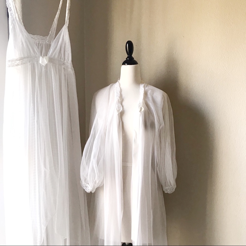 Vintage Sears nightgown +Robe Set